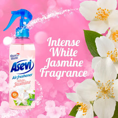 Asevi Home Room Air And Fabric Freshener White Jasmine Fragrance Spray 400ml