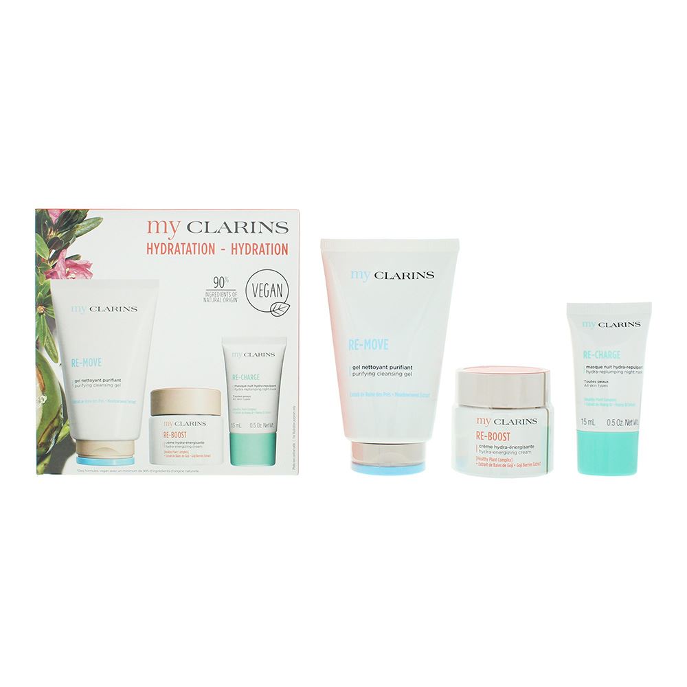 Clarins Hydration 3 Piece Gift Set