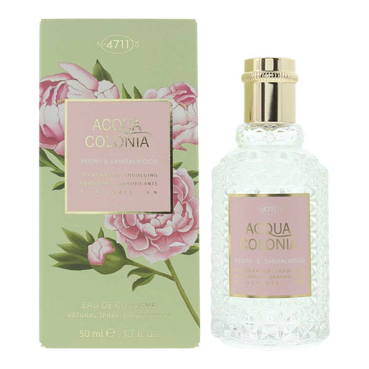 4711 Acqua Colonia Peony & Sandalwood Eau de Cologne 50ml Spray Unisex Fragrance