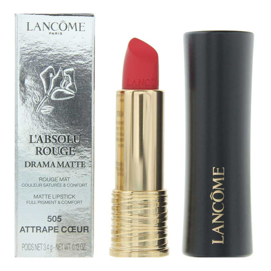 Lancome L'Absolu Rouge Drama Matte 505 Attrape Coeur Lipstick 3.4g