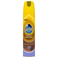 Pledge Lavender Wood Polish Spray Protect Furniture Shine Surface 250ml