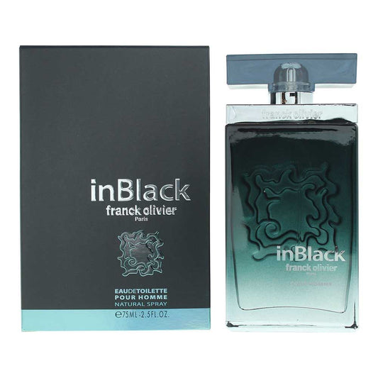 Franck Olivier In Black Eau de Toilette 75ml Mens Fragrance Spray